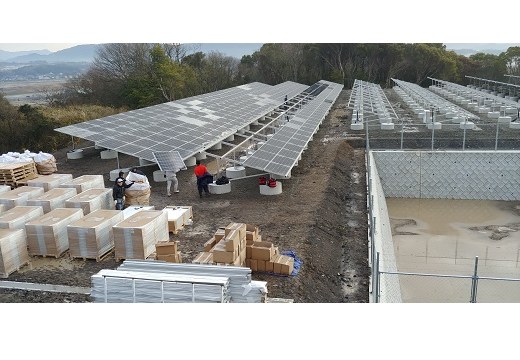 ソーラーパネル地上設置システム 日本 2.3MW