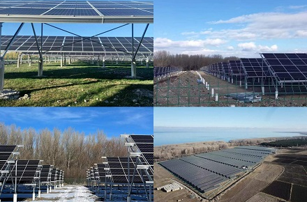 5 MW 新しい地上太陽光発電設置プロジェクトが完了