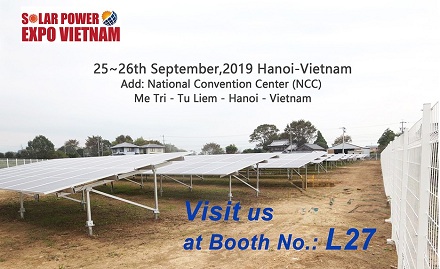 ベトナム太陽光発電エキスポ2019の当社ブースL27へのご訪問を心より歓迎いたします。